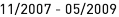 11_|_2007 - 05_|_2009