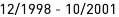12_|_1998 - 10_|_2001