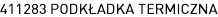 411283 PODKŁADKA TERMICZNA