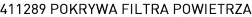 411289 POKRYWA FILTRA POWIETRZA