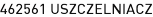 462561 USZCZELNIACZ