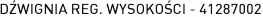 DŹWIGNIA REG. WYSOKOŚCI - 41287002