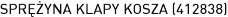 SPRĘŻYNA KLAPY KOSZA (412838)